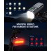 WOCBUY Bike Light, 1300 Lumen Super Bright Bike Lights Front and Back [8+6 Lighting Modes] & [Spotlight+Floodlight LEDs], USB Rechargeable Waterproof Bicycle Lights Set with Aluminum Alloy Shell
