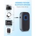 WOCBUY Bluetooth Receiver, Aux to Bluetooth 5.0 Adapter for Car with Built-in Mic for Hands-Free Calls, Bluetooth Audio Music Receiver Compatible with Car Stereo, Home Stereo, Speaker and More