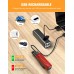 Bike Lights, WOCBUY 1200 Lumen USB Rechargeable LED Bike Light Set, Super Bright Bicycle Lights Front & Back Tail Light, Aluminum Alloy Cycling Bike Flashlight Torch, 5 Light Modes, IPX5 Waterproof