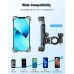 Bike Phone Mount, WOCBUY Anti-Shake Motorcycle Phone Mount, 360° Rotation Universal Bicycle Phone Holder for 13 Pro Max/12 Pro/11/X/8, Samsung Galaxy Note 20/S20/S10 and More 4.5"-7.0" Cellphones