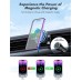 WOCBUY Wireless Car Charger, Compatible with Magsafe Car Mount Charger, Auto-Alignment Fast Charger, Magnetic Phone Holder Car Compatible with iPhone 15/14/13/12 Series (QC3.0 Car Charger Included)