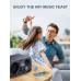  WOCBUY Bluetooth Car Adapter, [Enlarged Button & LED Display Screen] Bluetooth 5.3 Receiver, 3.5mm Wireless AUX Bluetooth Adapter for Car Stereo/Home Stereo/Headphones, Support Siri/Hands-Free Call