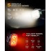 WOCBUY Bike Lights, Ultra-Slim & Lightweight Rechargeable Bicycle Lights Set, [5+6 Modes] Dual USB-C Bike Lights Front and Back, IP65 Waterproof Bicycle Lights for Night Riding Road Mountain Cycling