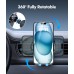 WOCBUY Wireless Car Charger, [Auto Clamping] 15W Fast Charger Car Phone Holder Mount, [Super Stable] Cell Phone Holder Car Charger Compatible with iPhone 15 Pro Max/14/13/12/11, Galaxy S23/S22, etc