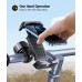 WOCBUY Bike Phone Mount, [Innovative Knob Clamp] Motorcycle Phone Mount, Bicycle Phone Holder for MTB/Scooter Compatible with iPhone 14 Pro Max/13/12/11, Galaxy S23/22/21 and More 4.7"-6.8" Cellphones